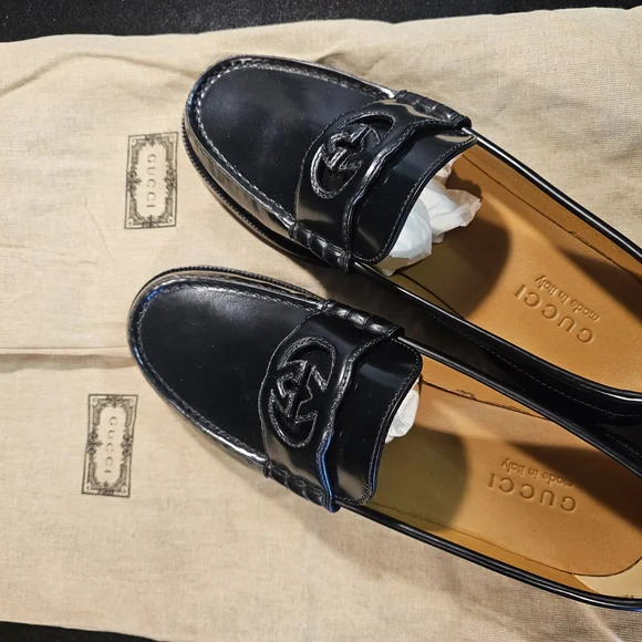Gucci dress shoes, never worn. Brand new Gucci loafers never worn size 9 | Depop main image 4